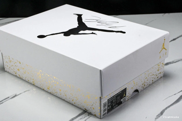 4 Retro Jordan Gold AQ9129-170 Metallic 0907